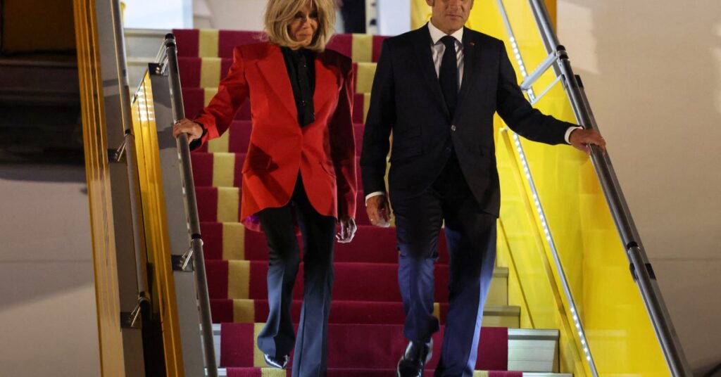 Did Brigitte Macron Push the French President in the Face? What to Know About Their Moment on the Plane