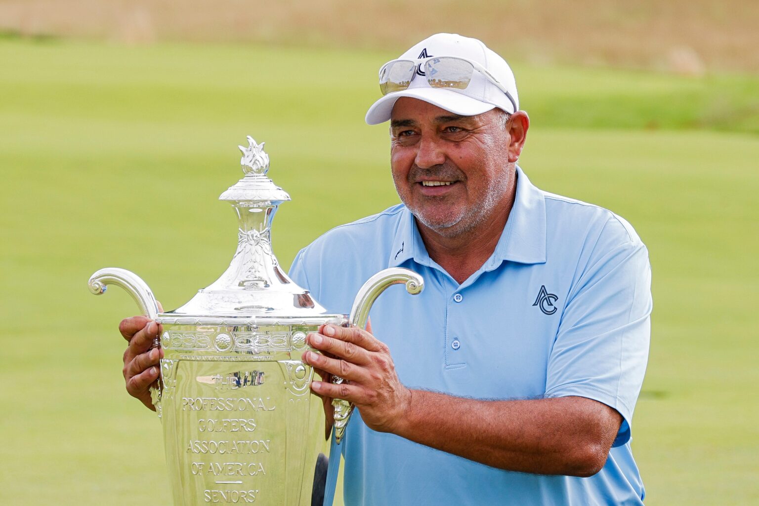 Making up for lost time, Angel Cabrera wins 2025 Senior PGA Championship at Congressional