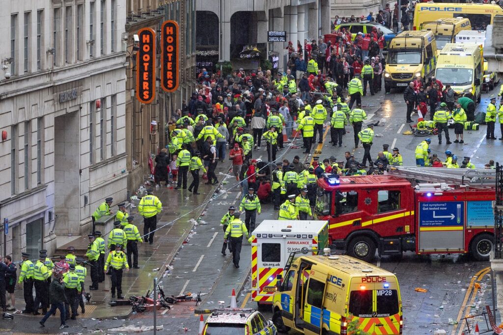 Liverpool parade crash latest: Car may have tailgated ambulance through closed road