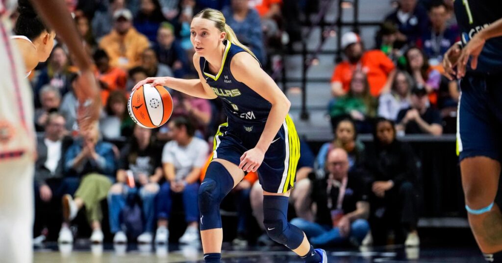 Paige Bueckers gets first secure as a pro in return to Connecticut