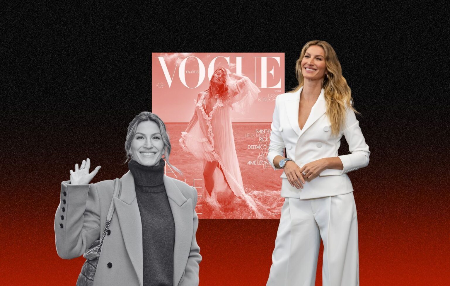 Gisele Bündchen Covers Vogue France Three Months Postpartum, A hit the Week by a Mile