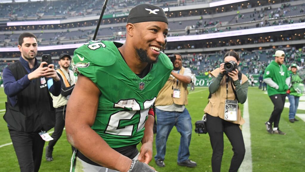 Eagles Principal particular person Saquon Barkley Offers Blunt Respond To ‘Madden Curse’ Ask